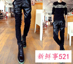 男士皮靴配牛仔裤图片