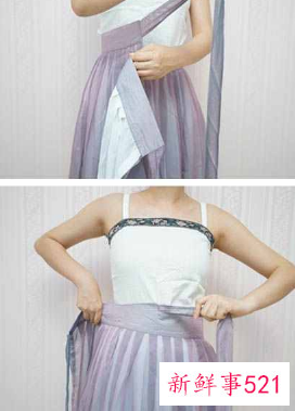 男装汉服下裙怎么穿