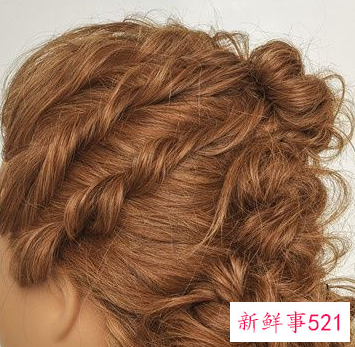 夹子怎么盘头发