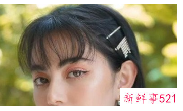 齐肩短发扎发 直发