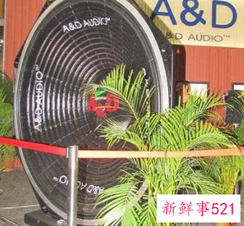世界上最大的低音喇叭