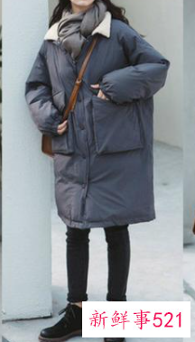 银灰色羽绒服怎么搭配围巾