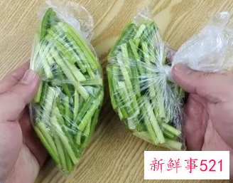 蒜苔放冰箱冷藏保存对吗