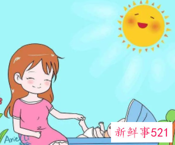 小孩怎么晒太阳