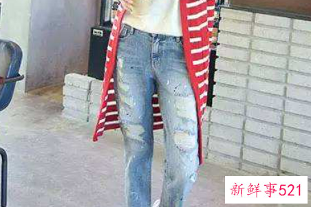 秋天牛仔裤配什么上衣