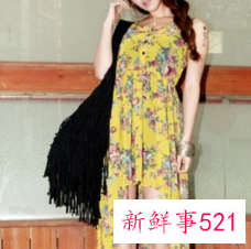 夏日绝美印花裙让桃花艳遇滚滚来