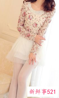 蕾丝长款高档连衣裙