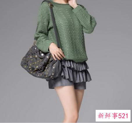 你还差件复古绿针织衫