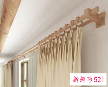 罗马杆窗帘怎么挂