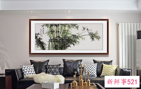 客厅沙发挂画效果图