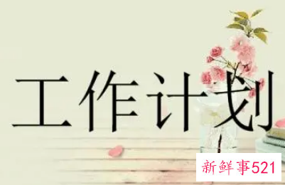 企业员工对工作的计划