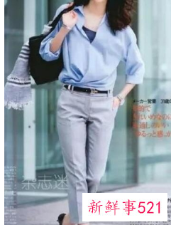 女长袖衬衫搭配什么下装