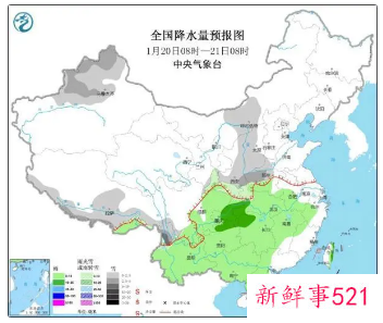 2022年首轮大范围雨雪将影响中东部