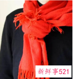 厚围巾的系法