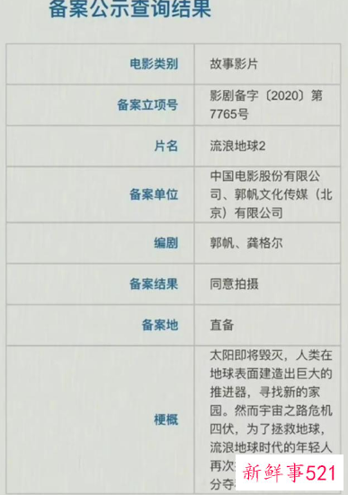 《流浪地球2》什么时候上映