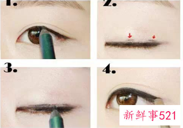 眼线画法及长度