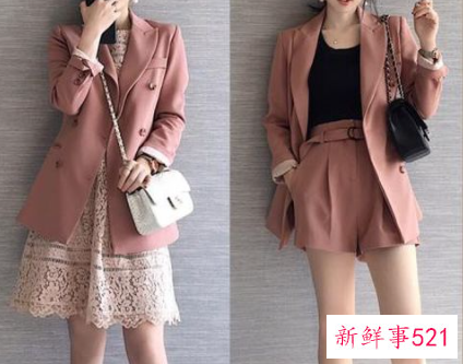 粉色外套配什么裤子好看