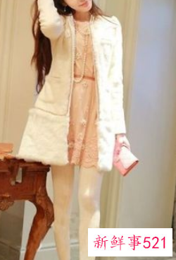 蕾丝长款高档连衣裙