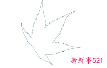 枫叶怎么画步骤