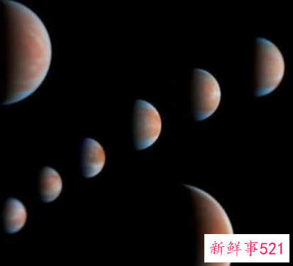 月亮与金星的相位角度星座