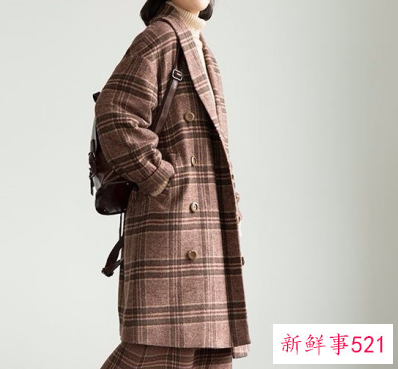 格子大衣好看吗