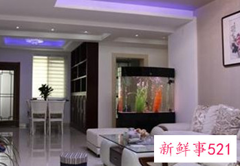 客厅鱼缸的摆放