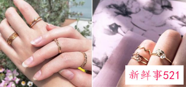 一个手怎么戴2个戒指