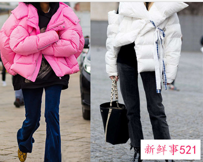 冬天阔腿裤怎么搭配羽绒服