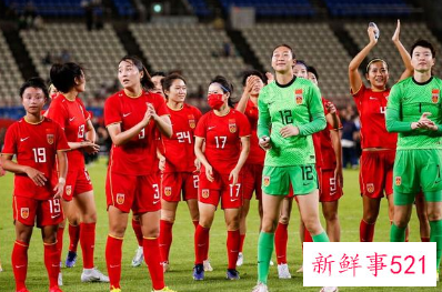 FIFA世界女足排名更新，中国女足排名第16位