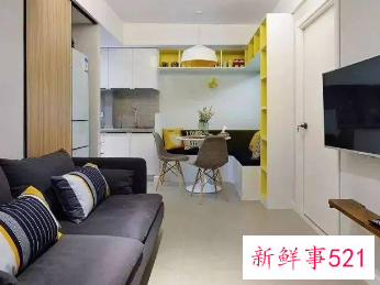 无茶几的客厅图片大全