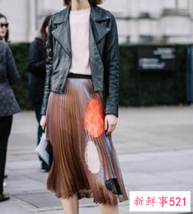 冬天半身长裙配什么外套