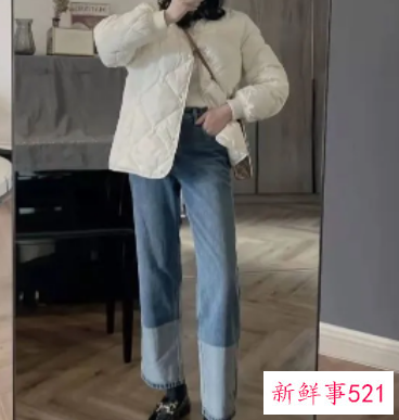 牛仔裤搭配什么羽绒服