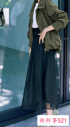 五十岁女人冬天半身裙搭配