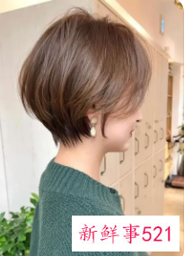 长脸女士短发图片减年龄