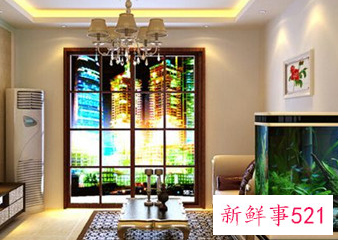 客厅鱼缸的摆放