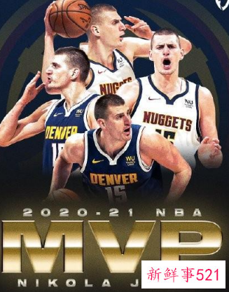 约基奇当选本赛季NBA常规赛MVP，打破21年纪录