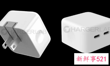 苹果被曝35W双C口充电器实物