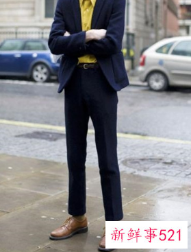 男士皮鞋搭配什么裤子好看图片