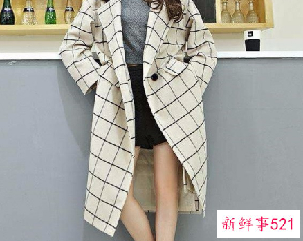 格子大衣好看吗