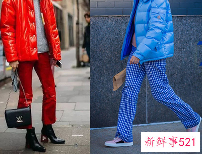 冬天阔腿裤怎么搭配羽绒服