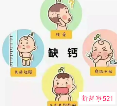 儿童时期如果缺钙易患什么病