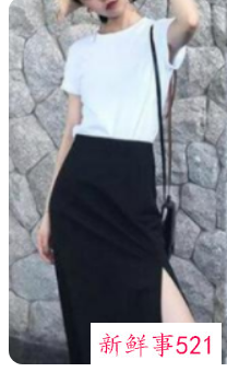 开叉长裙配什么上衣