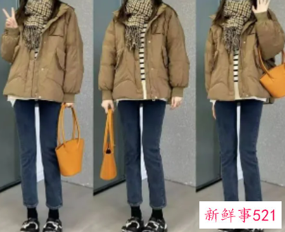 牛仔裤搭配什么羽绒服