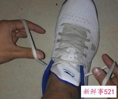 系鞋带方法初学