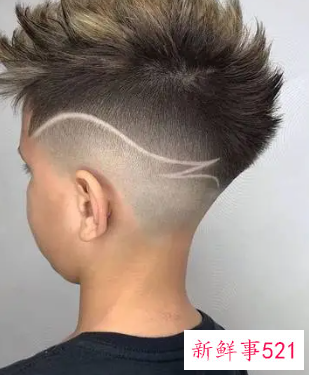 小男孩脸小适合什么发型