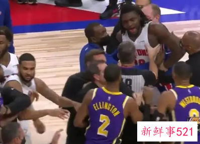 詹姆斯或因肘击斯图尔特一事被禁赛