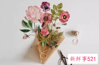 送女友花的简短祝福语