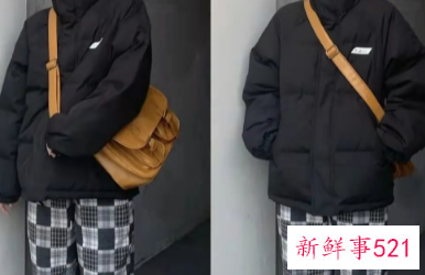 黑色羽绒服配什么丝巾