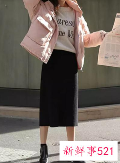 半身裙搭配什么羽绒服