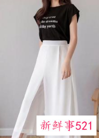 女士时尚短袖t恤穿搭